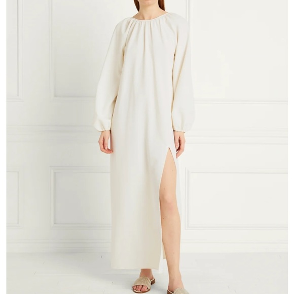 Hill House The Simone Dress in coconut milk - Picture 3 of 13